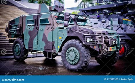 Indonesian Military Combat Car Editorial Stock Photo - Image of armed ...