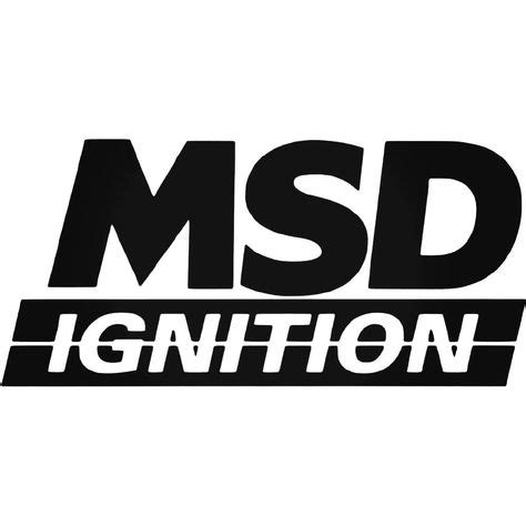 Msd Ignition Logo Vinyl Decal Sticker BallzBeatz . com | Racing ...