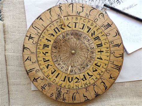 Cipher Wheel Cypher Wheel, Dwarven Dwarvish Devek, Elvin Elvish ...