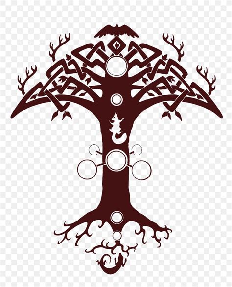 Yggdrasil Symbol Tattoo