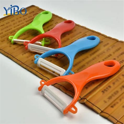 Ultra Sharp Ceramic Y Shaped Vegetable Peeler Potato Peeler Zester Cutter Fruit Peeler Knives ...