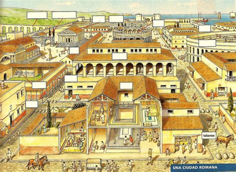 Reconstruction of a typical Roman town. | Biblical Archaeology | Rome, Ancient buildings, Roman ...