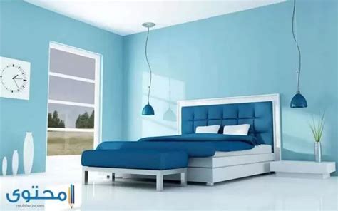 اجمل دهانات غرف النوم | Best bedroom colors, Blue interior design, Blue bedroom