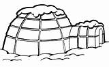 Igloo For Kids Coloring Page  Free Printable Pages sketch template