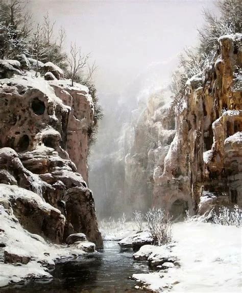 Pin by 김은미 on 풍경 | Winter landscape photography, Winter landscape painting, Landscape paintings