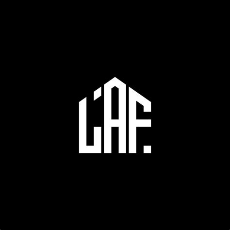 LAF letter logo design on BLACK background. LAF creative initials ...