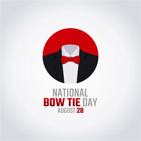 vector graphic of national bow tie day good for national bow tie day ...