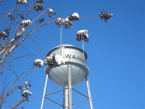 the water tower in the snow - 2010 | Water tower, Waxhaw, Tower