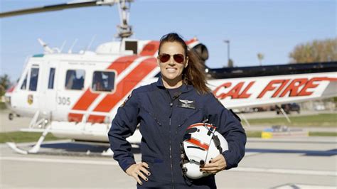 Female fire helicopter pilot is on California's front line of attack ...