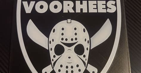 Jason Voorhees logo by Blasted Plastic | Download free STL model ...