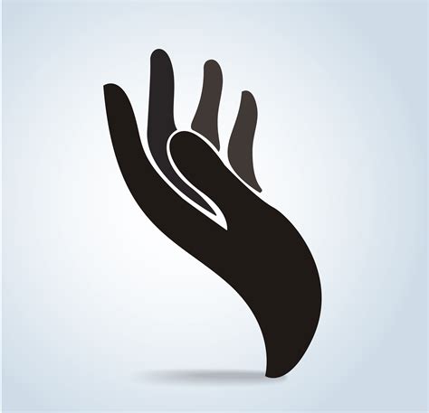 hand design icon, hand logo vector illustration 537525 Vector Art at ...