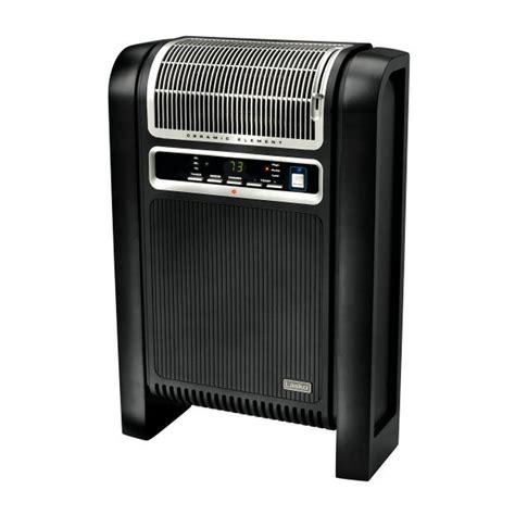 Lasko 1500W Ceramic Space Heater with Ionizer and Remote, 760000, Black ...