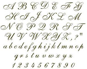 Top 10 Calligraphy Alphabet Chart | Free & HD!