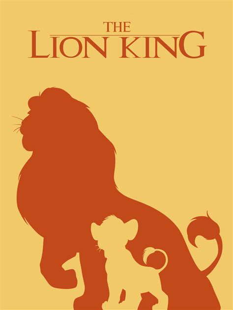 Minimalist Posters of Disney Movies