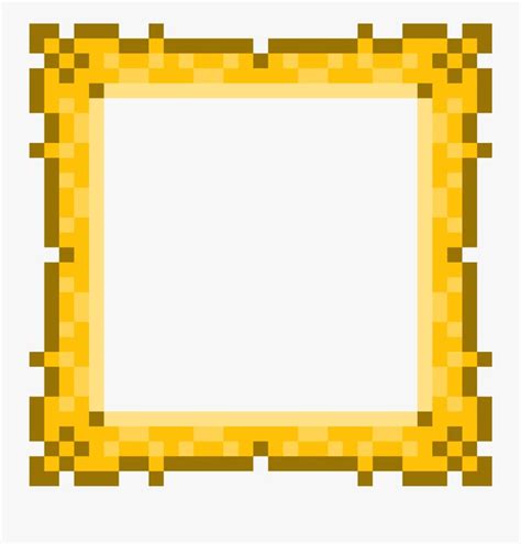 Baroque Golden Frame - Play Button Pixel Art | ClipartKey