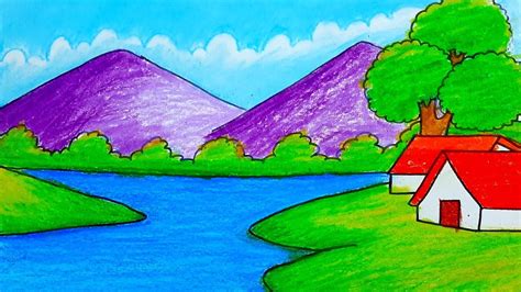 How To Draw Cartoon Landscapes | Images and Photos finder