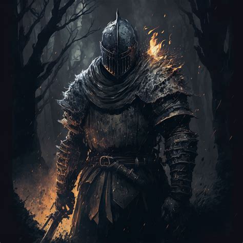 ArtStation - Dark souls knight horror grim