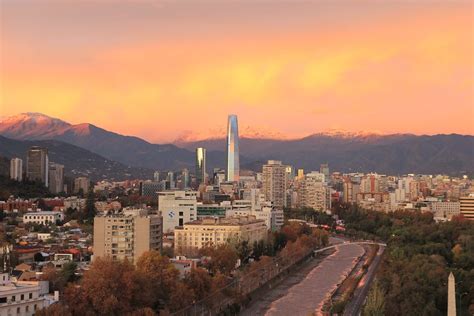 The Santiago Skyline - lauren on location