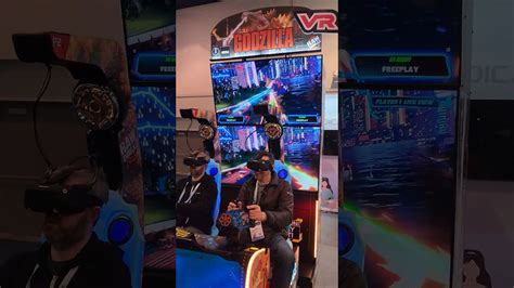 Godzilla VR - Best Arcade Shooter EVER!? Raw Thrills/DPVR CES 2024 ...