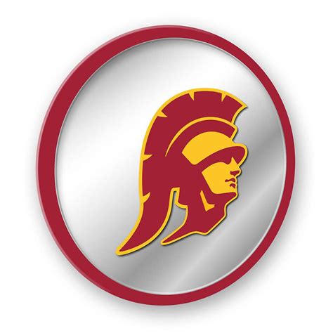 USC Trojans: Mascot - Modern Disc Mirrored Wall Sign