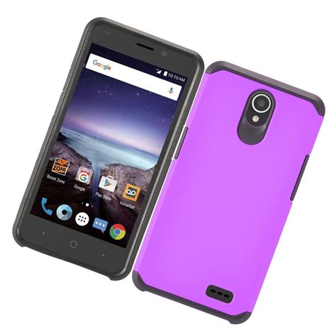 ZTE Prestige 2 phone case, by Insten Dual Layer [Shock Absorbing] Hybrid Hard Snap-in Case Cover ...