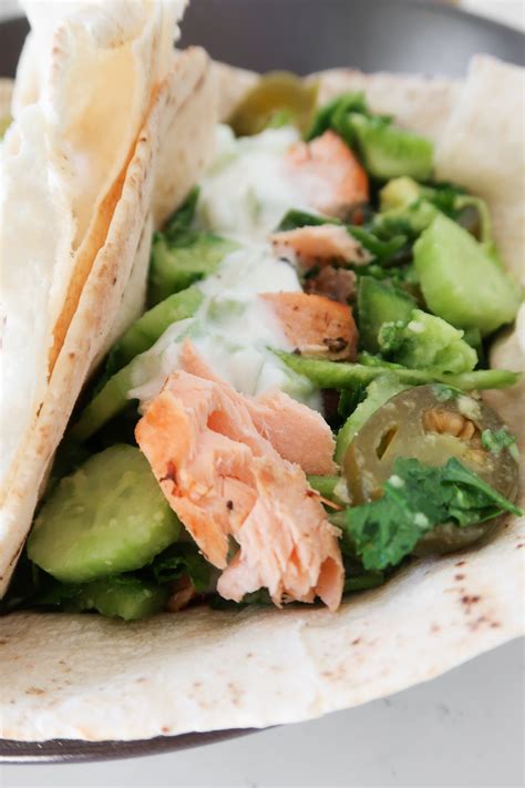 30-Minute Mediterranean Salmon Wraps Recipe - Homemade Mastery