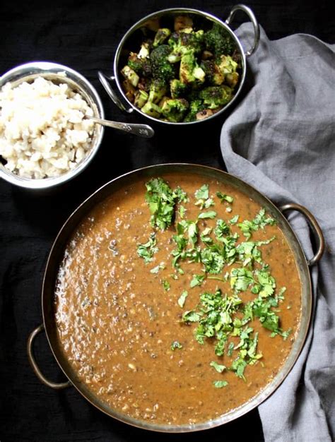 Spicy Urad Dal (Black Lentil Dal) - Holy Cow Vegan