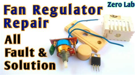 Fan Regulator Repair With Circuit Diagram - YouTube