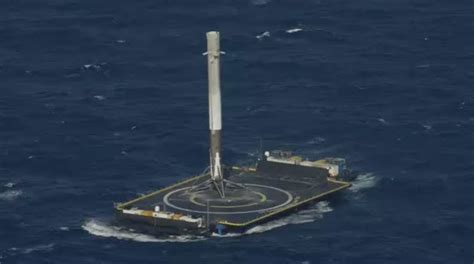 SpaceX lands rocket at sea, makes history - YouTube