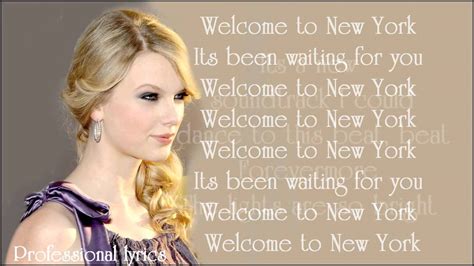 Taylor Swift Welcome To New York Lyrics - Best Music New 2015 - YouTube