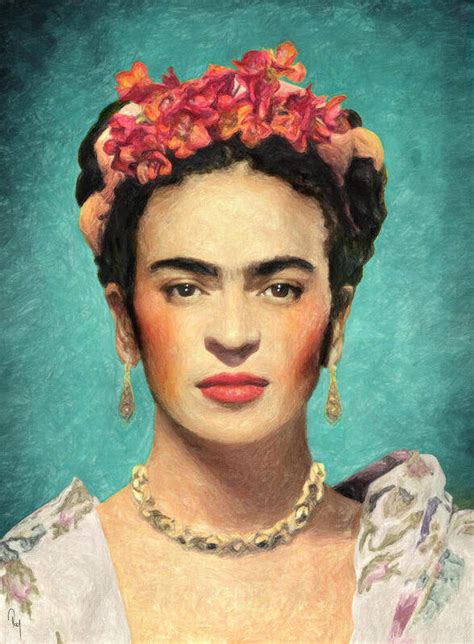 Frida Kahlo Art Print by Zapista Zapista