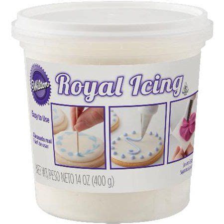 Wilton Royal Icing, White, 14oz - Walmart.com | Royal icing, Royal icing recipe, Easter lemon cake