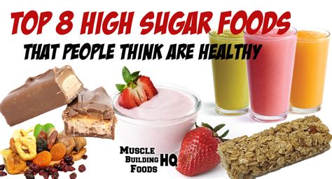 Top 8 High Sugar Foods that People Think are Healthy