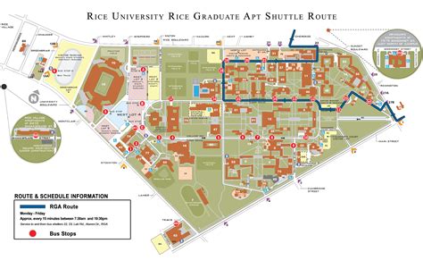 Rice Campus Map