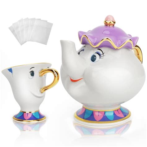 Disney Mrs Potts Tea Pot from beauty and the beast - town-green.com