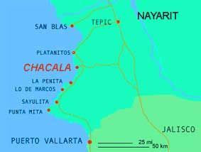 Where in the world is Chacala? Here's a map. map of Chacala, Nayarit | Nayarit, Map, Small towns