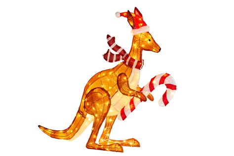 Christmas Kangaroo Display with Lights- Indoor/Outdoor, 99cmL | Swish ...