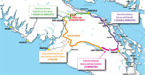 Full-day closures planned for Vancouver Island’s Highway 4 near Cameron ...