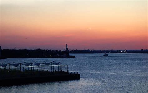 New York Harbor at Sunset Photograph by Diane Lent - Pixels