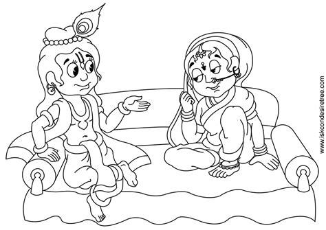 Radha Krishna Coloring Pages Coloring Pages