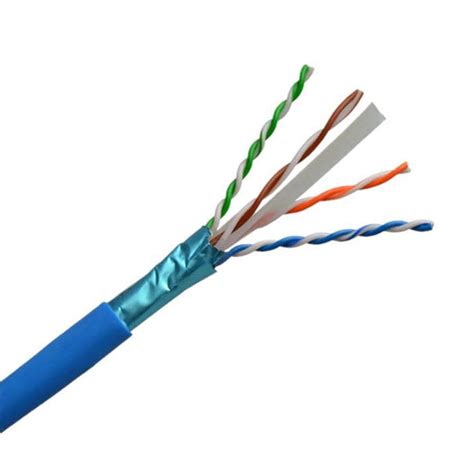 FTP Bulk CAT6 Ethernet Cable AL Foil Shielded Category 6 Indoor Communication Cable