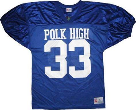 Married with Children Al Bundy Polk High 33 Blue Football Jersey ...