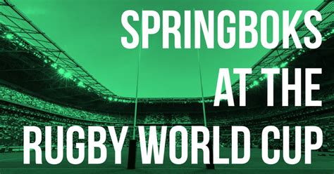 Springboks at the Rugby World Cup – kavi's blog