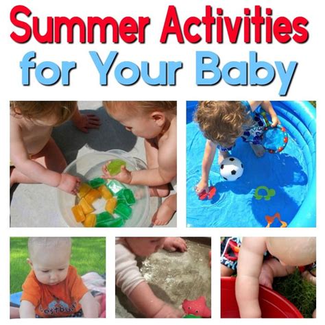 The Best Summer Activities for Babies - Mommy's Bundle | Fun summer ...