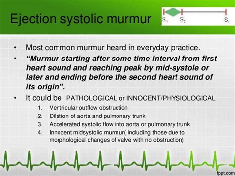 Systolic murmurs