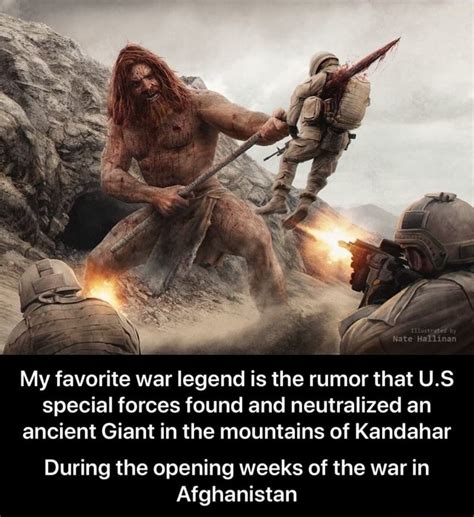 My favorite war legend is the rumor that U.S special forces found and ...