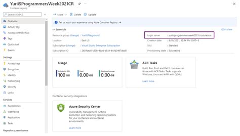 How to use Azure Container Registry? – devspiration