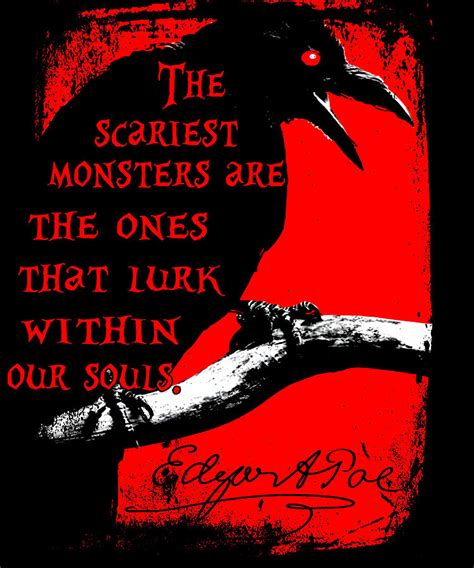 Edgar Allan Poe Quotes Horror Macabre Literary Painting by Matthews Butler | Fine Art America