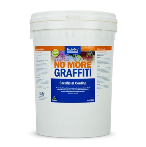 Anti-Graffiti Sacrificial Coating - TECH-DRY