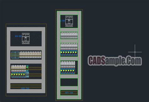 Electrical Board Drawing in AutoCAD Free Dwg